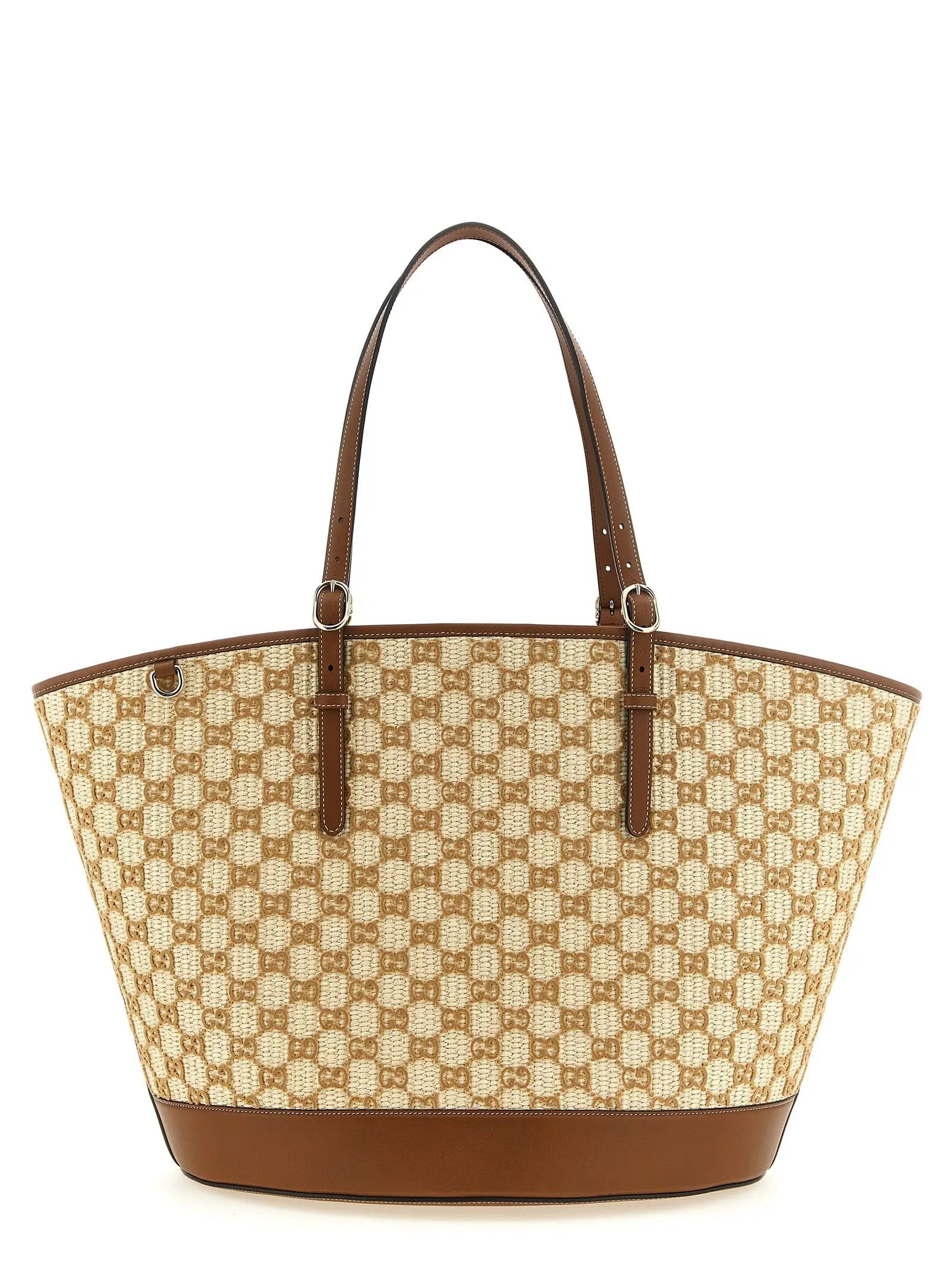 Gucci Brown Cotton Handbag