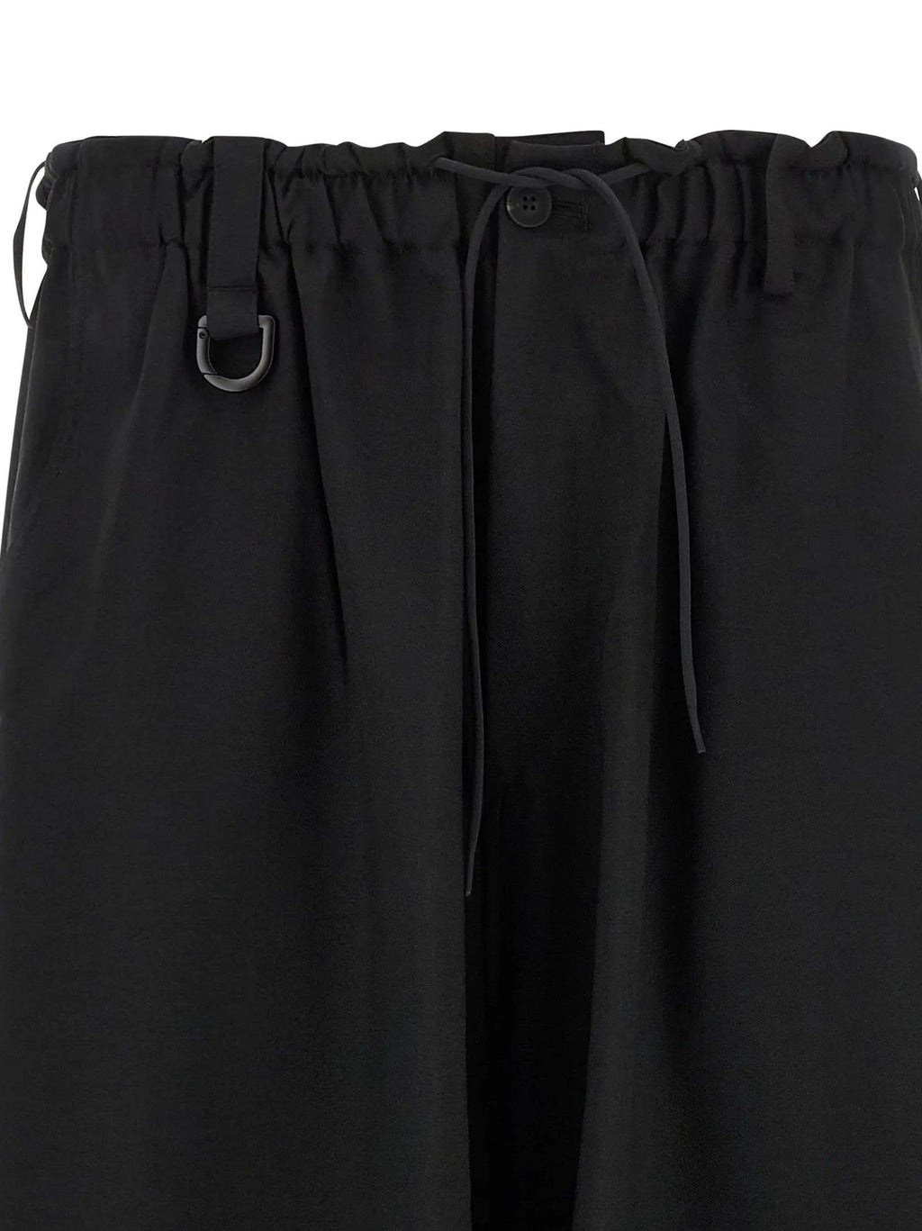 Y-3 Black Polyester Cargo Pants