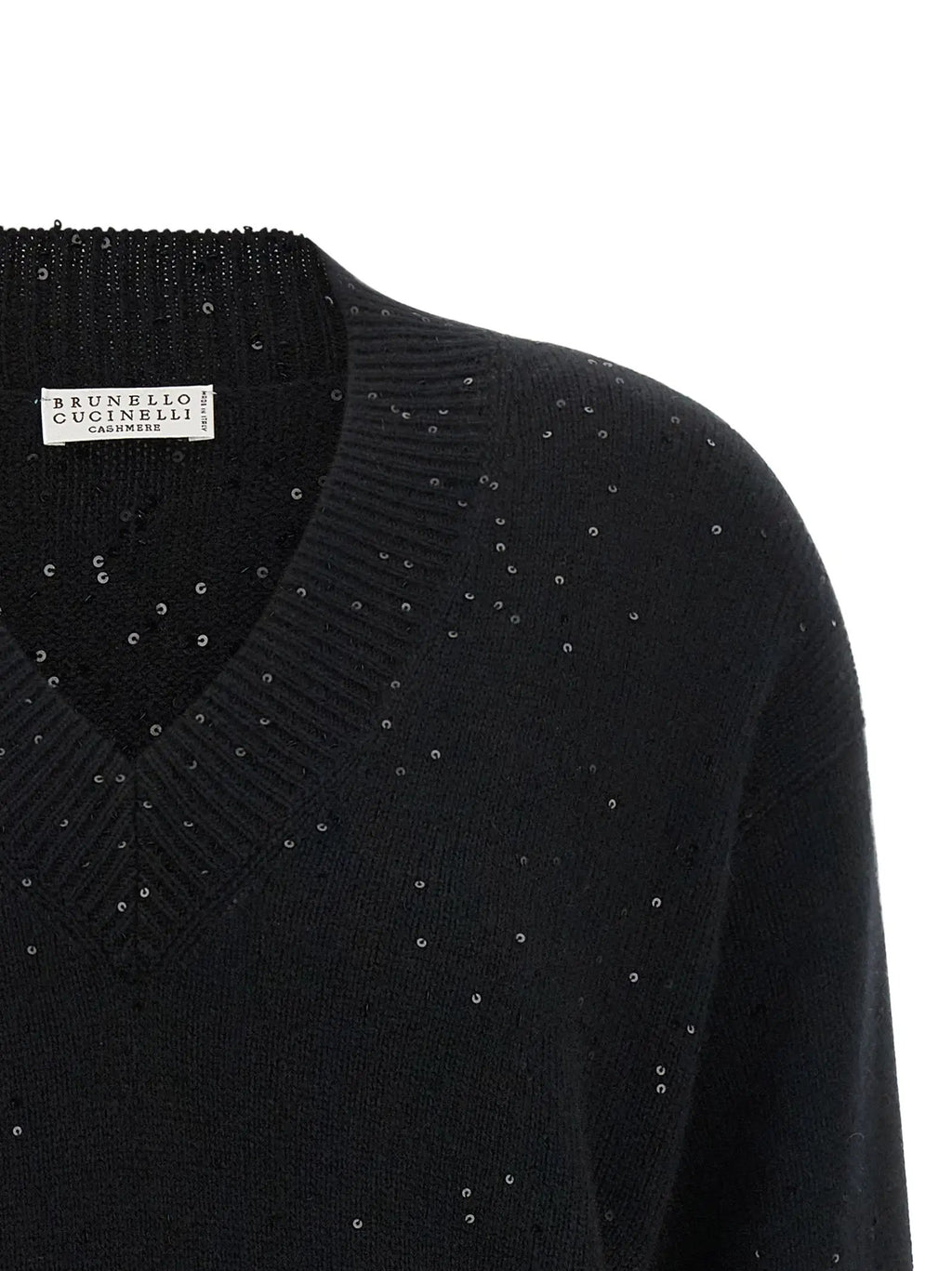 Brunello Cucinelli Black Cashmere Cardigan