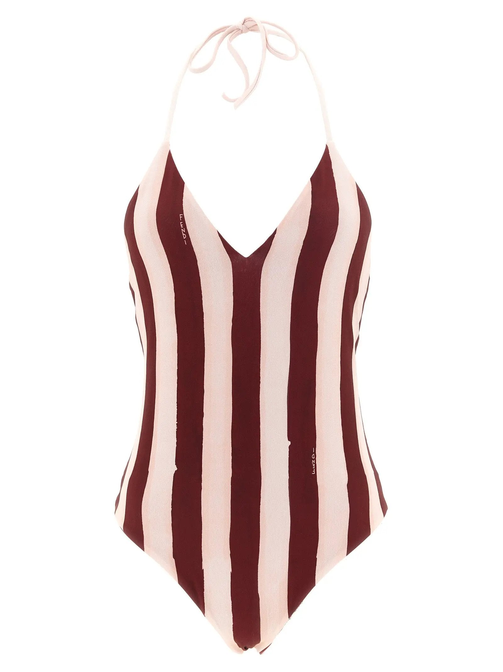 Fendi Multicolor Polyester One-Piece Swimsuit