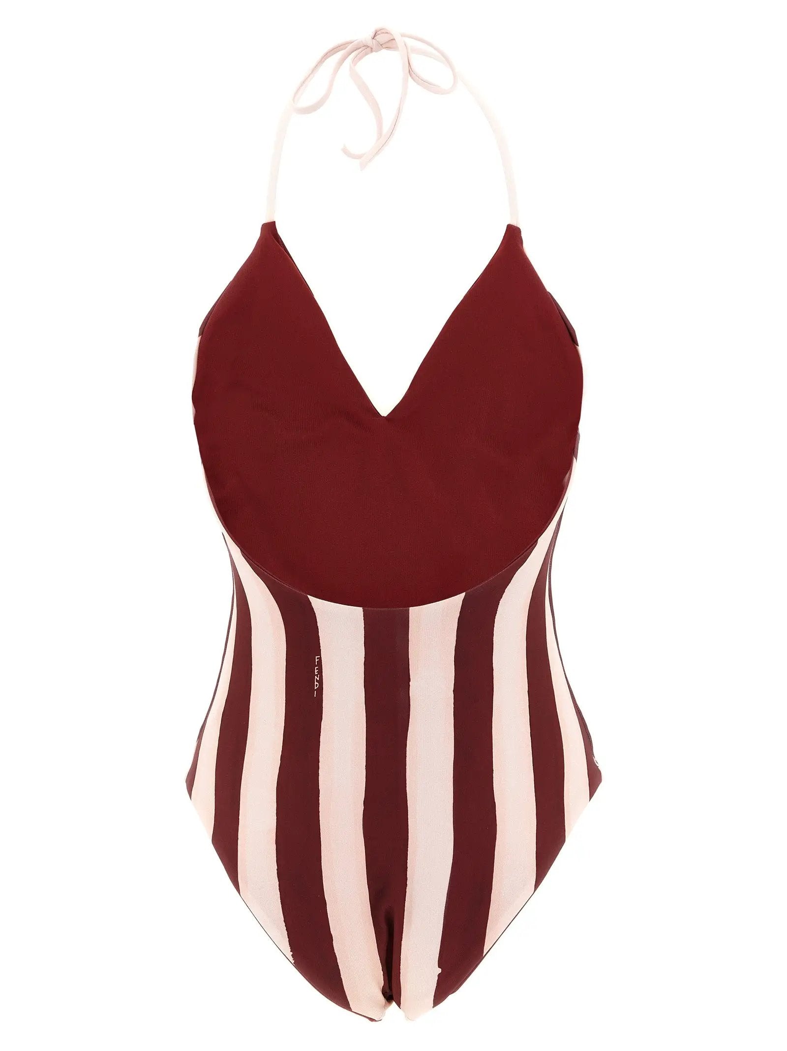 Fendi Multicolor Polyester One-Piece Swimsuit
