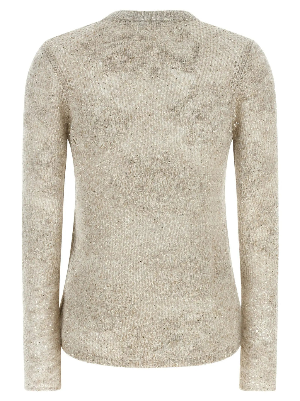 Brunello Cucinelli Beige Nylon Cardigan