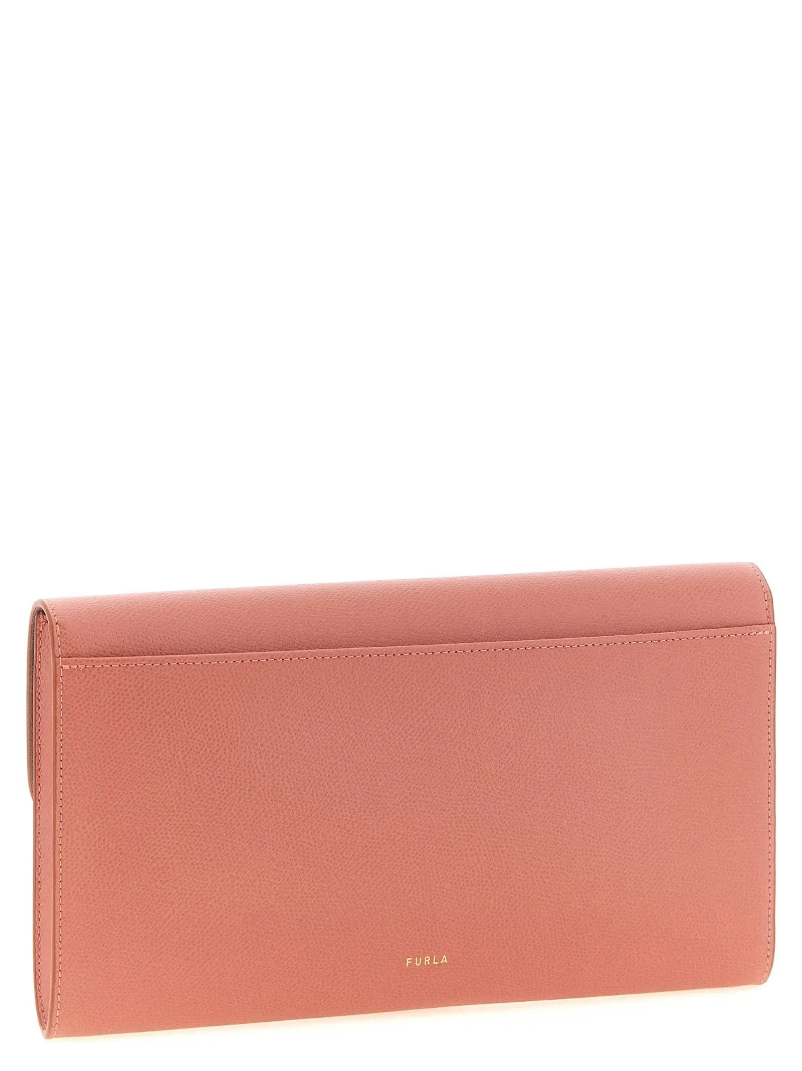 Furla Multicolor Calfskin Clutch Bag