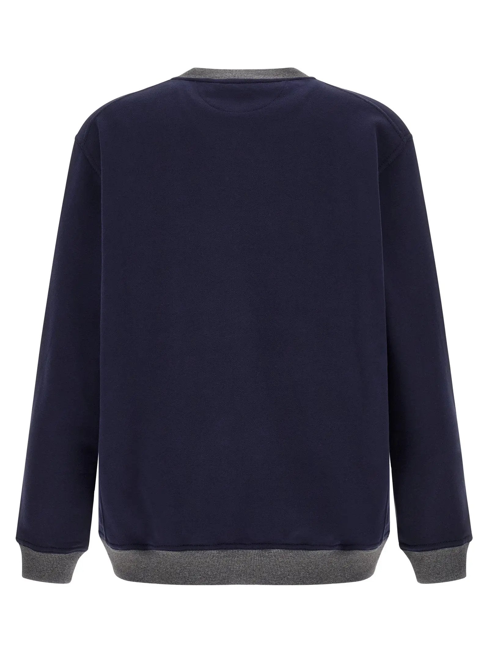 Brunello Cucinelli Blue Cotton Sweatshirt