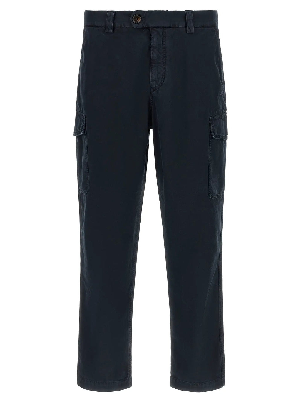 Brunello Cucinelli Blue Cotton Cargo Pants