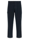Brunello Cucinelli Blue Cotton Cargo Pants