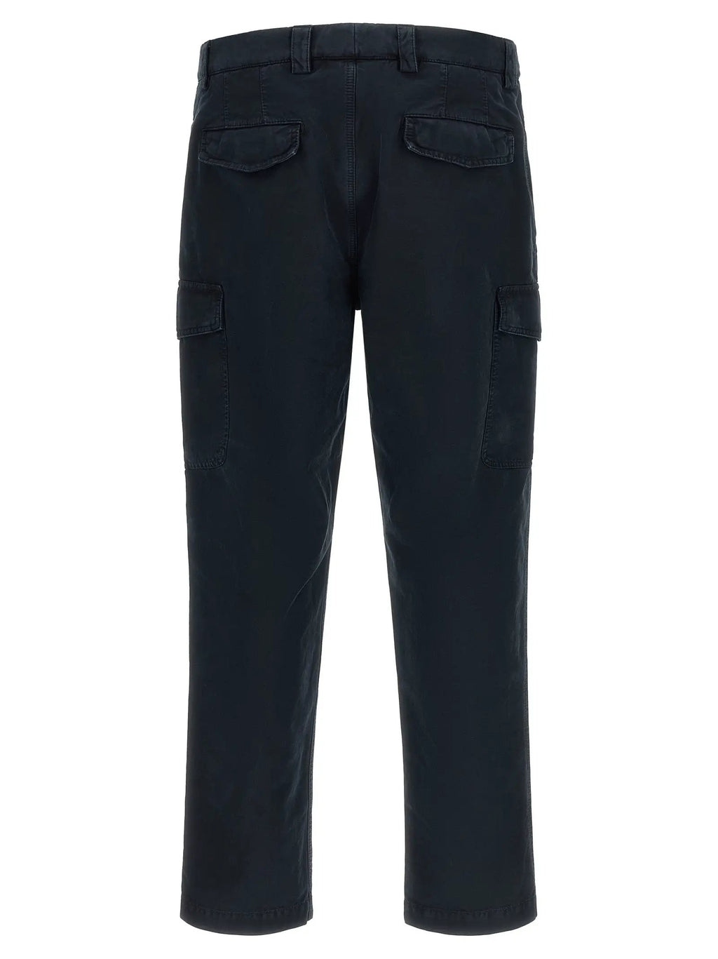 Brunello Cucinelli Blue Cotton Cargo Pants