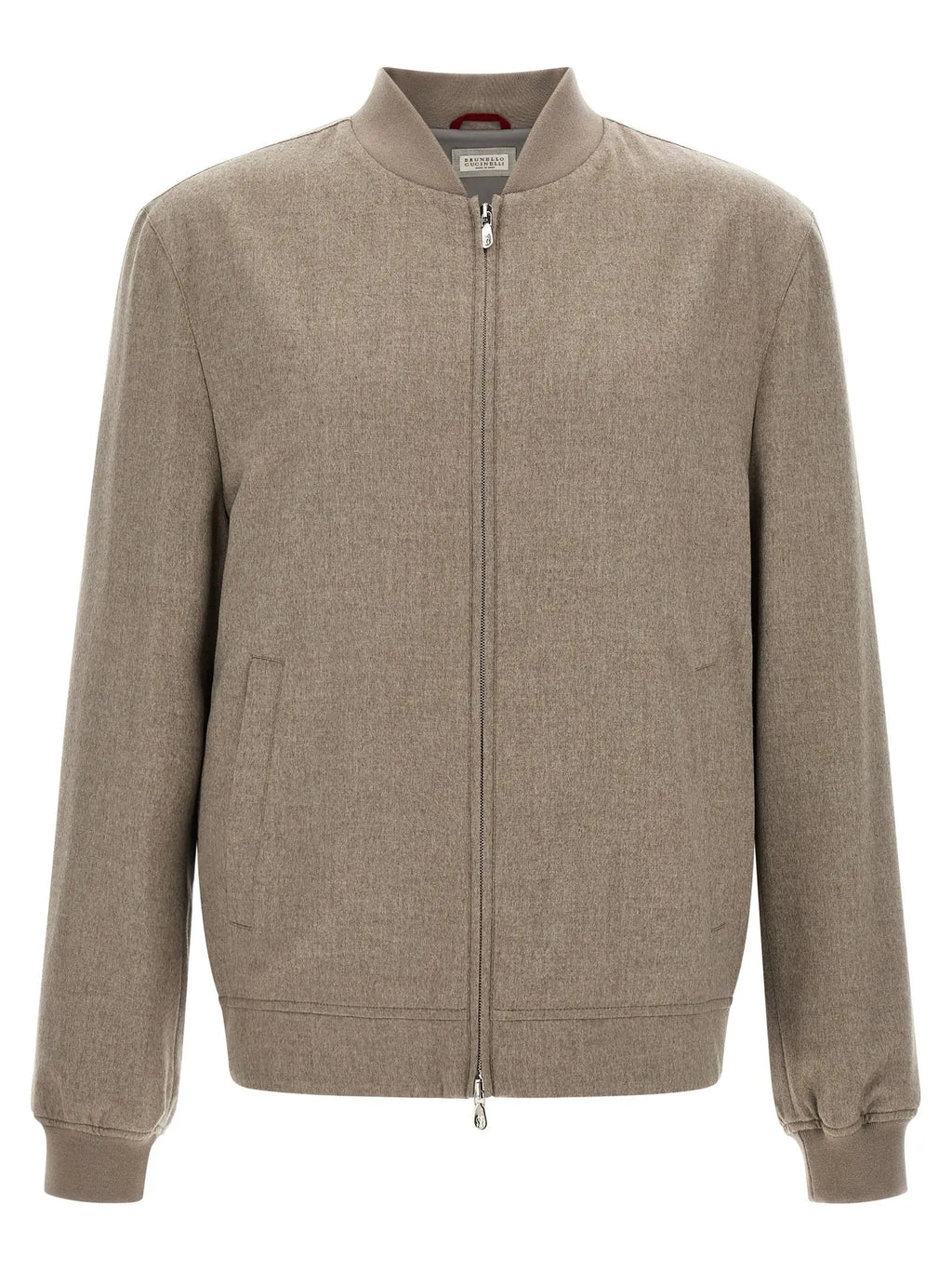 Brunello Cucinelli Gray Cashmere Bomber