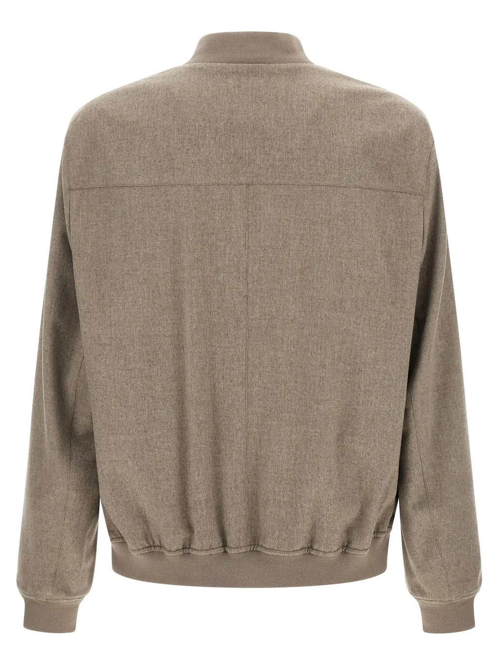 Brunello Cucinelli Gray Cashmere Bomber