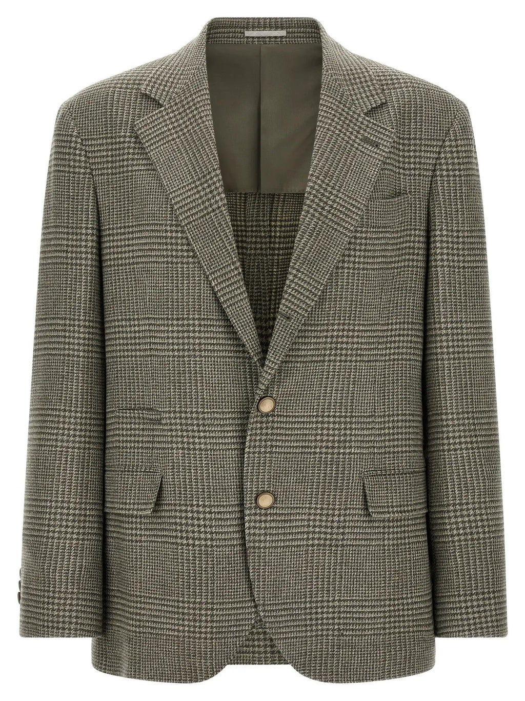 Brunello Cucinelli Bicolor Wool Blazer