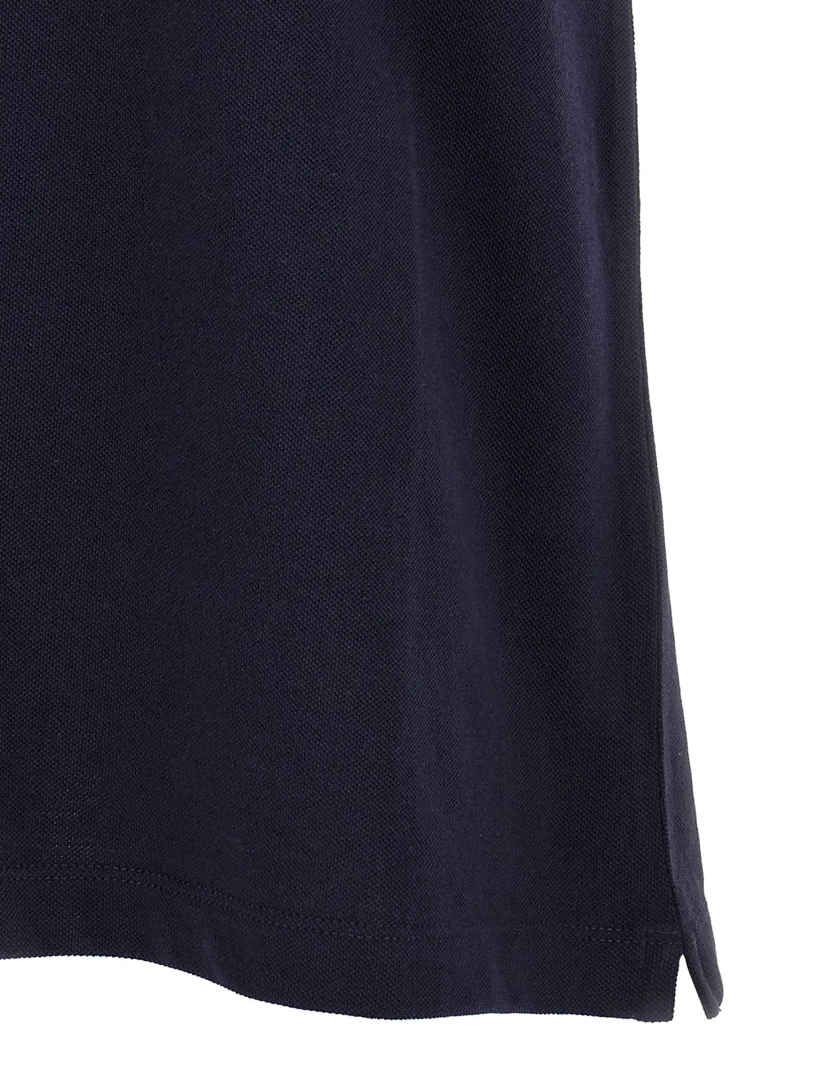 Polo Brunello Cucinelli en coton bleu