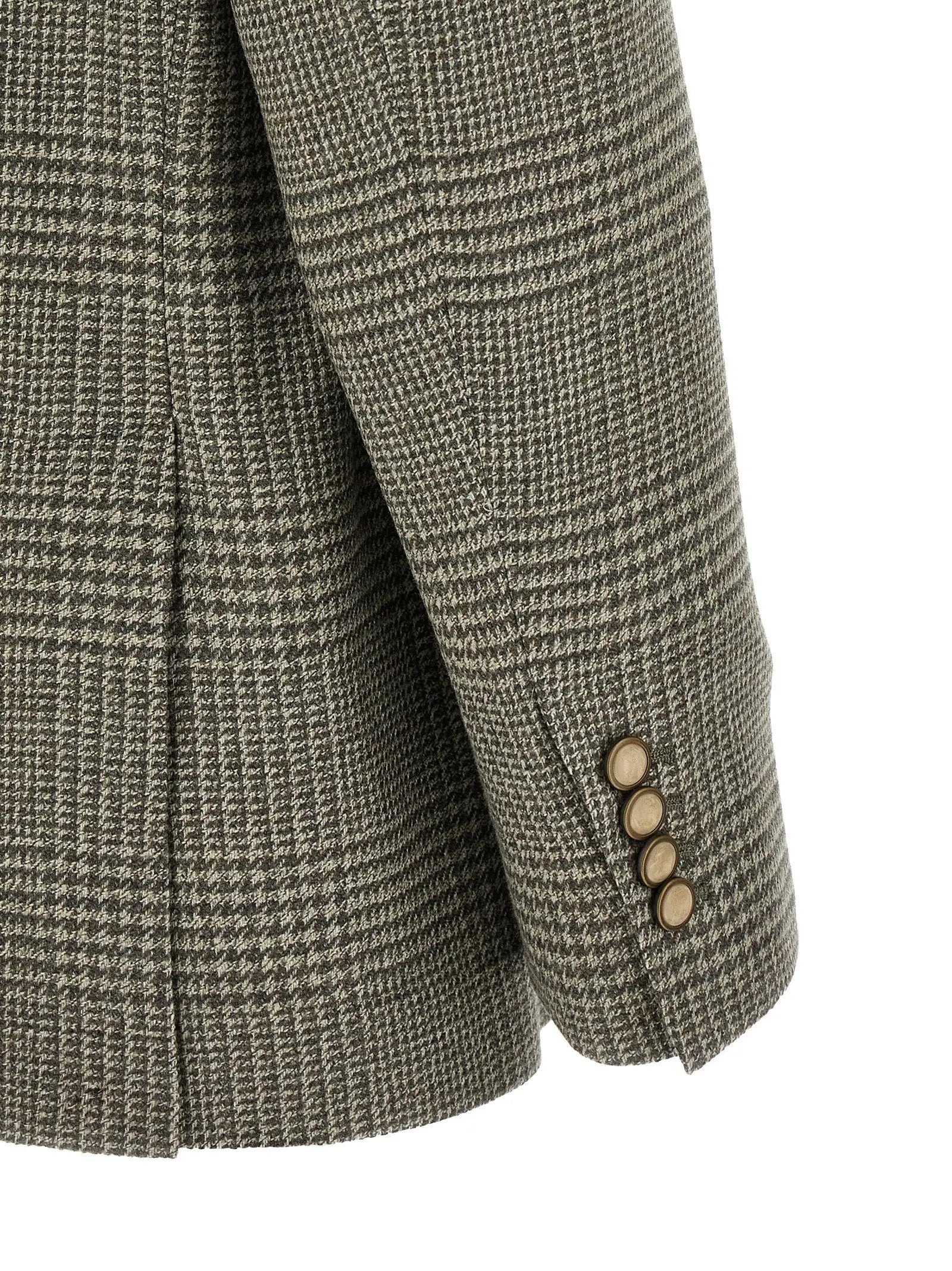 Brunello Cucinelli Bicolor Wool Blazer