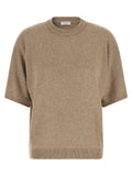 Brunello Cucinelli Beige Cashmere Cardigan