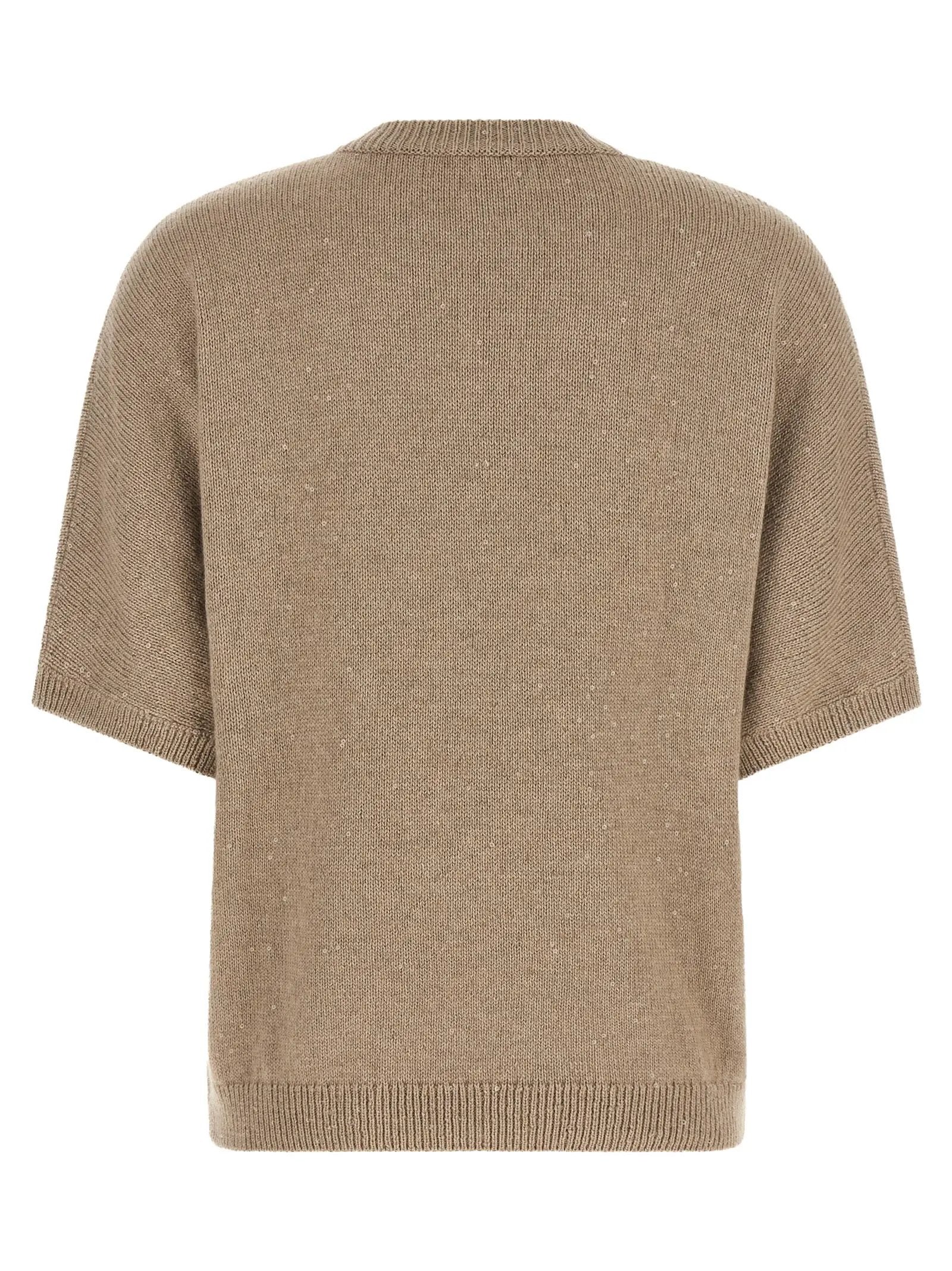 Brunello Cucinelli Beige Cashmere Cardigan