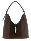 Furla Brown Calfskin Shoulder Bag