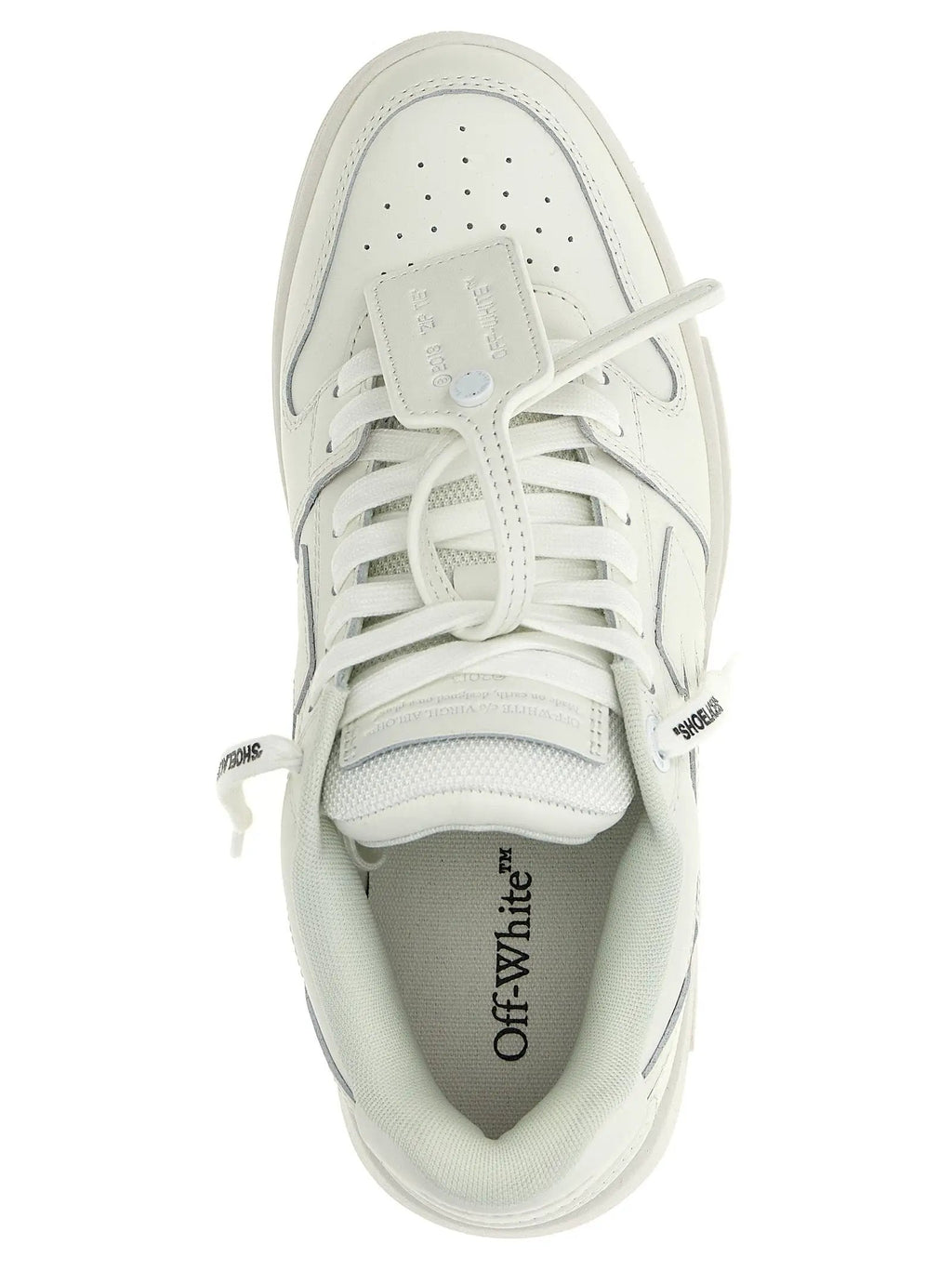 Off-White White Calfskin Low Top Sneakers