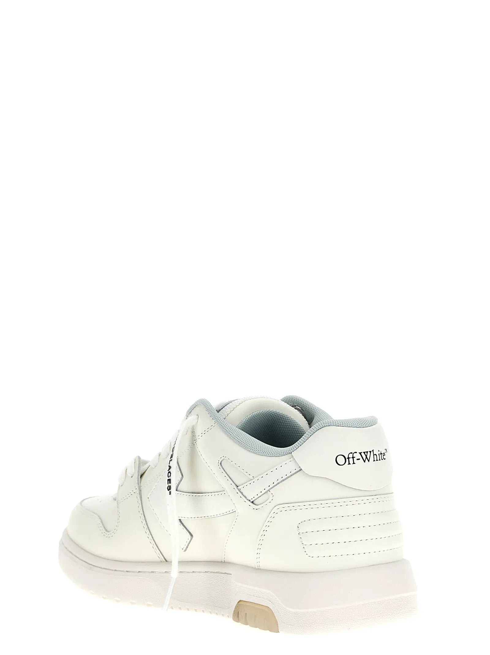 Off-White Bicolor Bovine Leather Sneakers