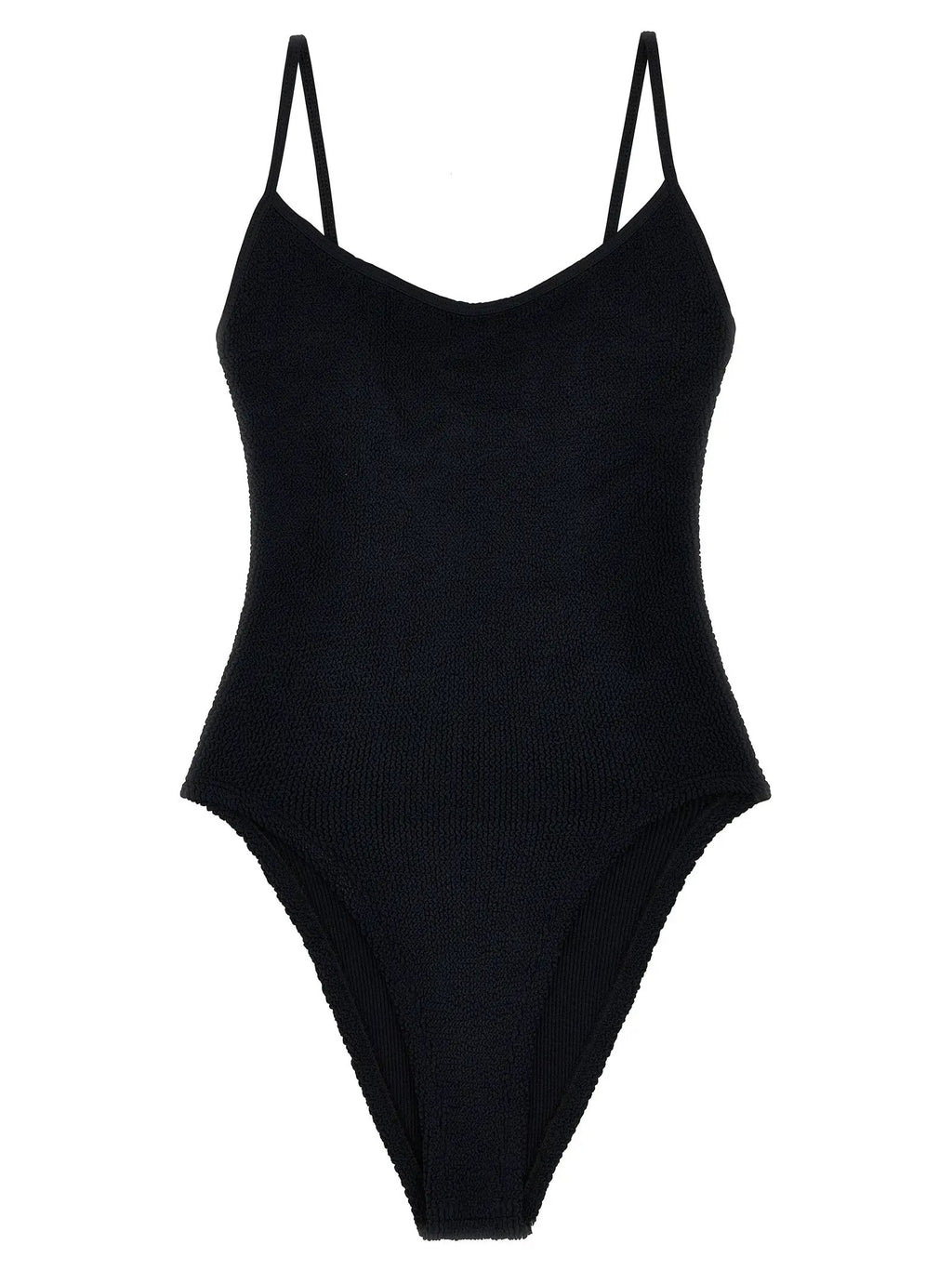 Hunza G Black Polyamide One-Piece Swimsuit