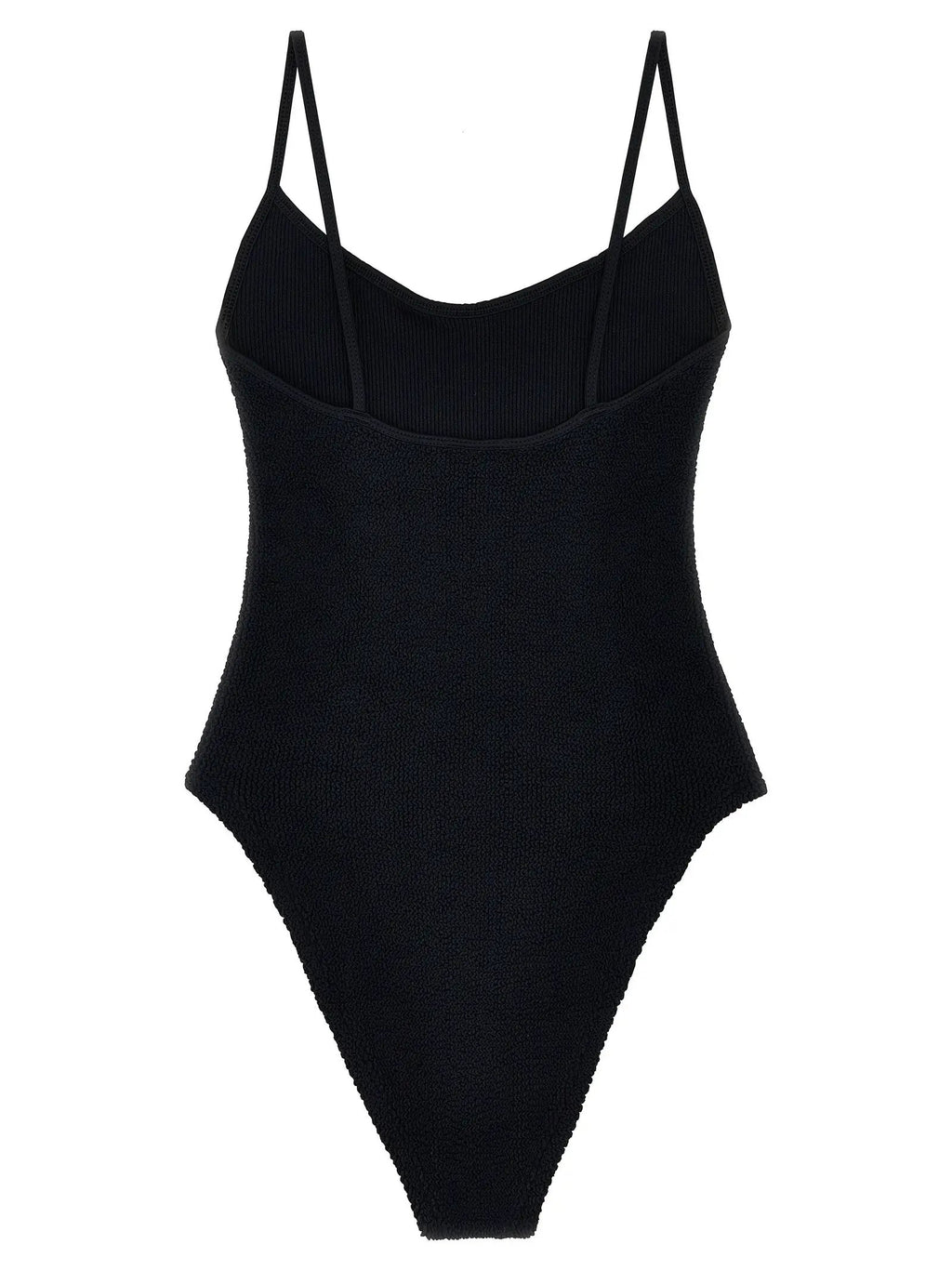 Hunza G Black Polyamide One-Piece Swimsuit