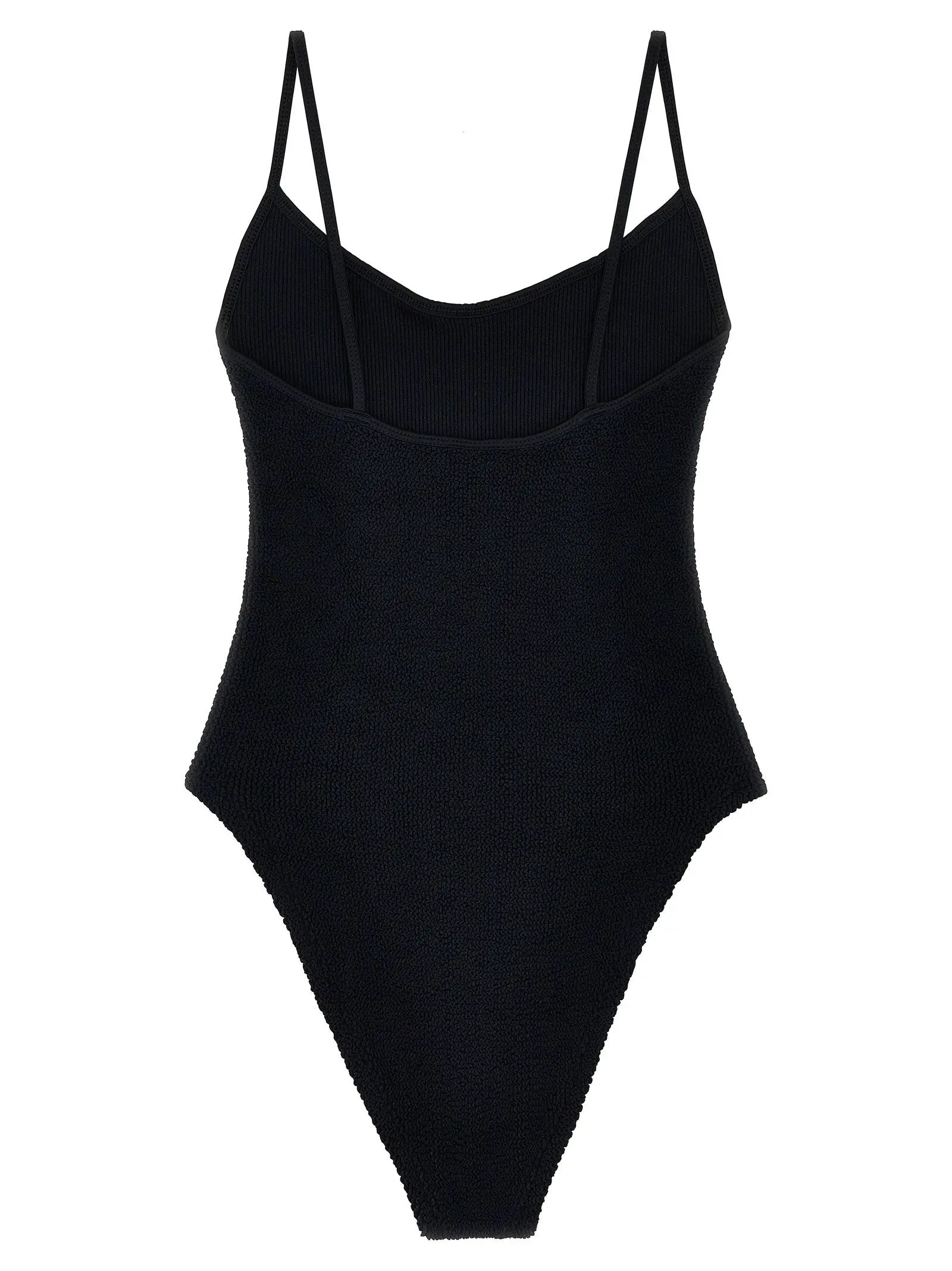 Hunza G Black Polyamide One-Piece Swimsuit