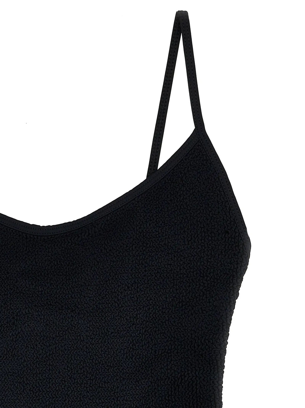Hunza G Black Polyamide One-Piece Swimsuit