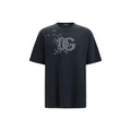 Dolce & Gabbana Black Cotton T-Shirt