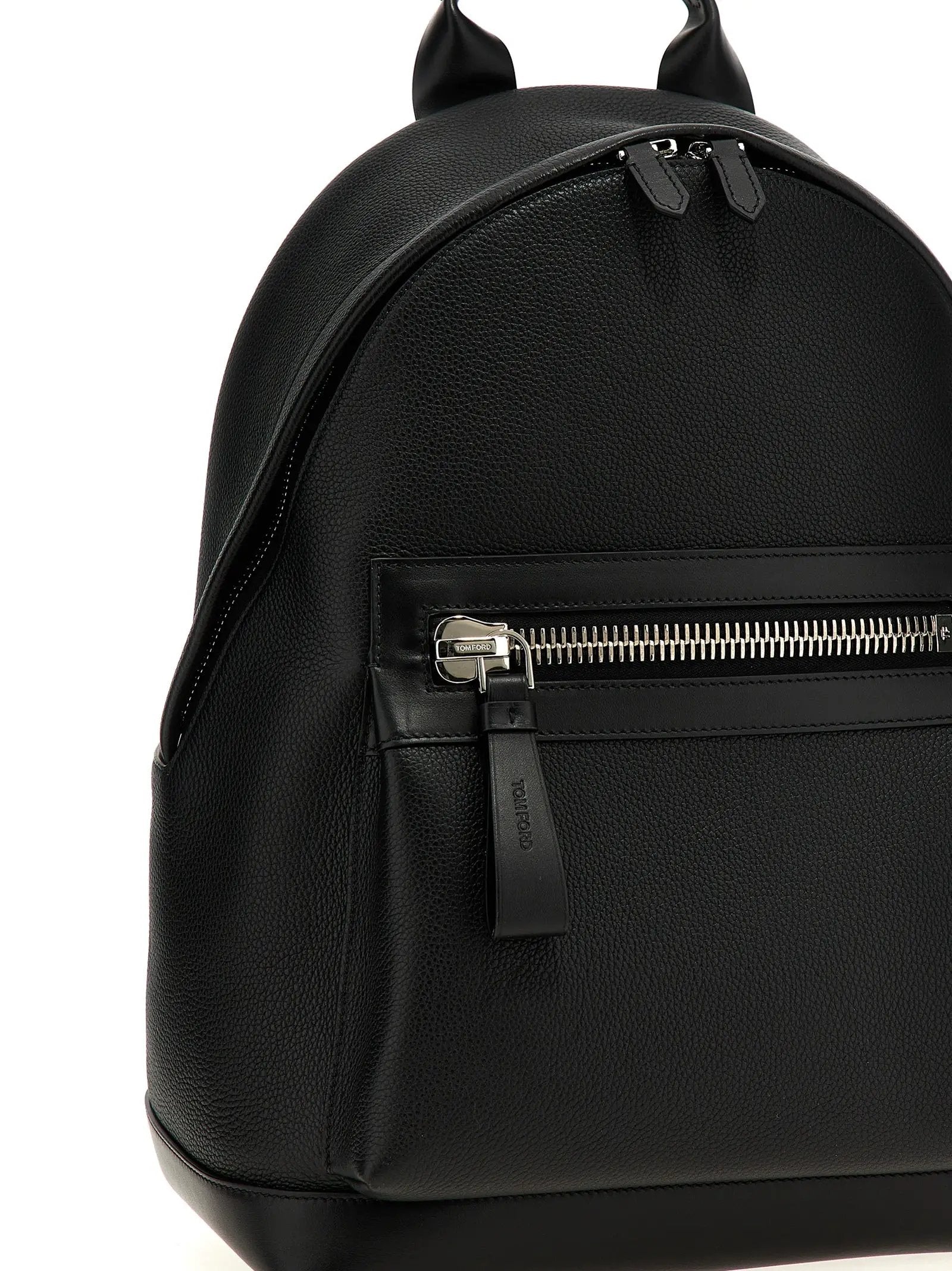 Sac à dos Tom Ford en cuir de veau noir
