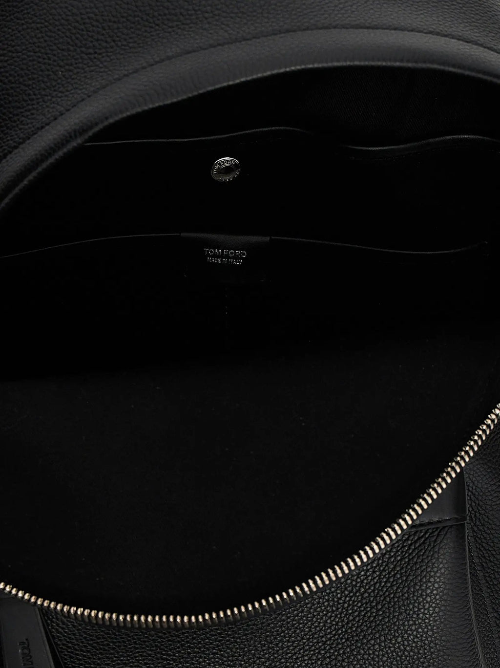 Sac à dos Tom Ford en cuir de veau noir