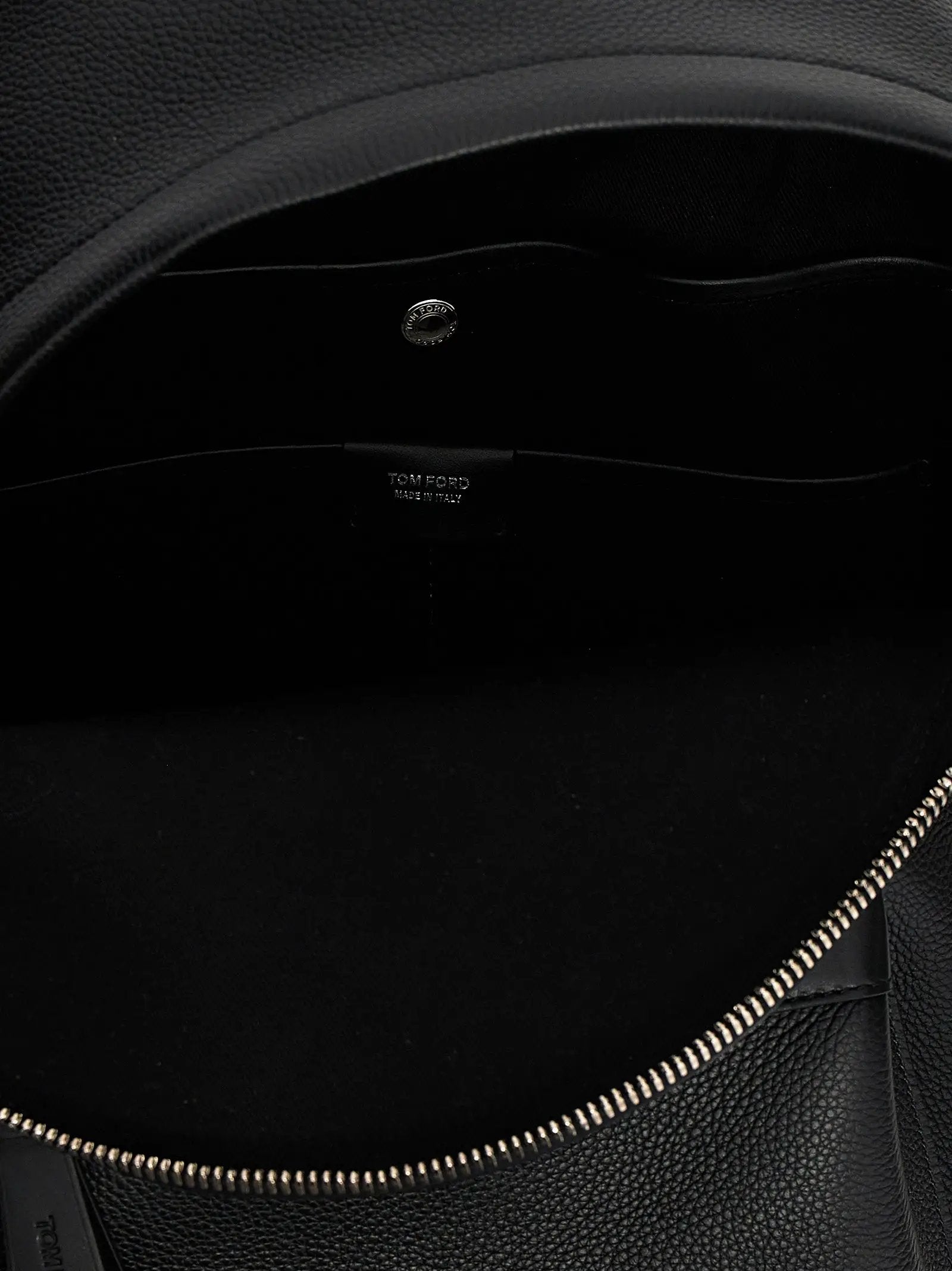 Sac à dos Tom Ford en cuir de veau noir