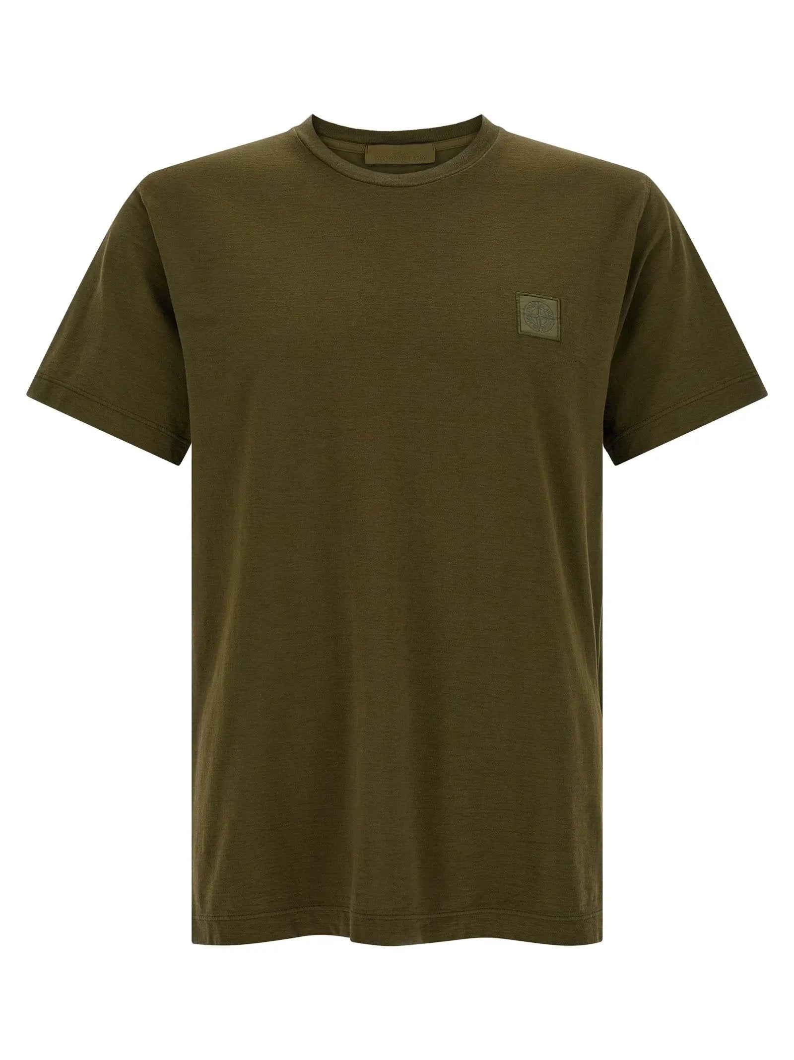 Stone Island Bicolor Cotton T-Shirt