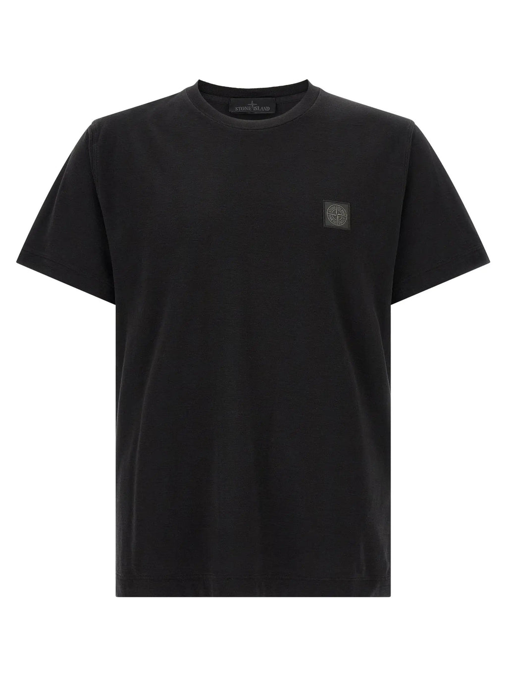 Stone Island Black Cotton T-Shirt