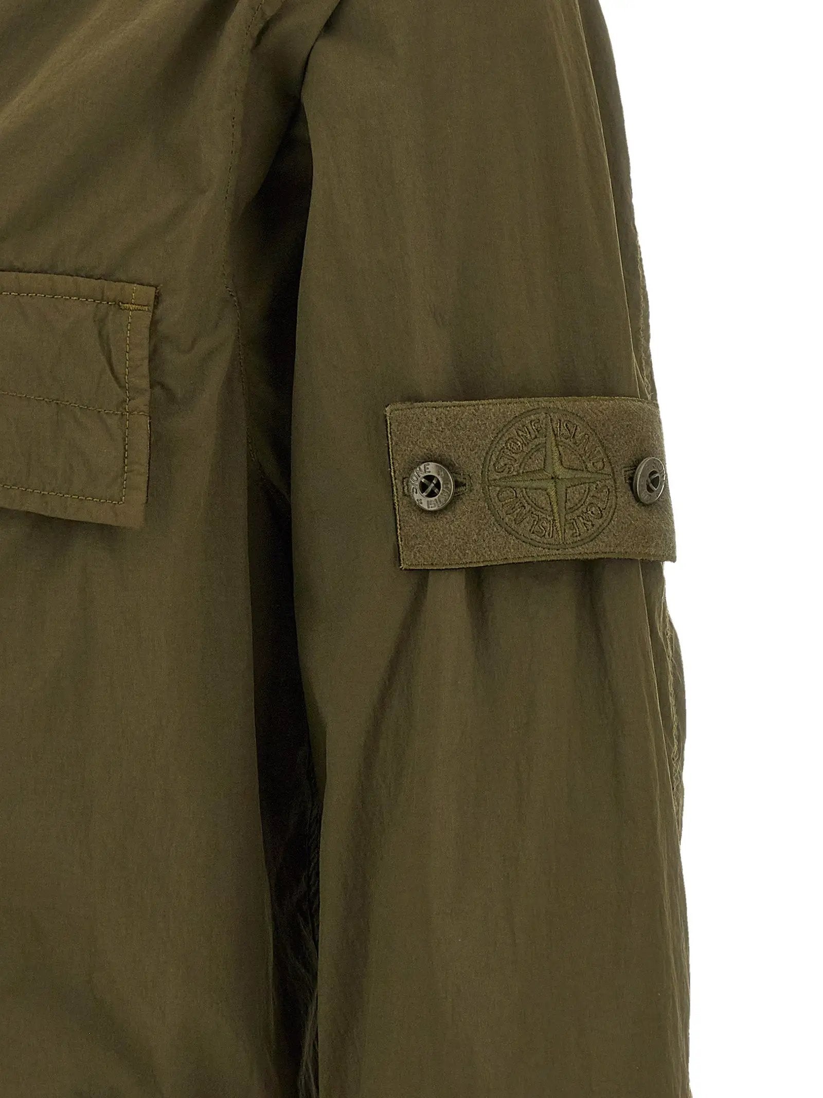 Stone Island Bicolor Polyamide Blouse
