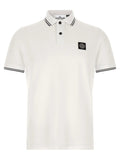 Stone Island Bicolor Cotton Polo Shirt