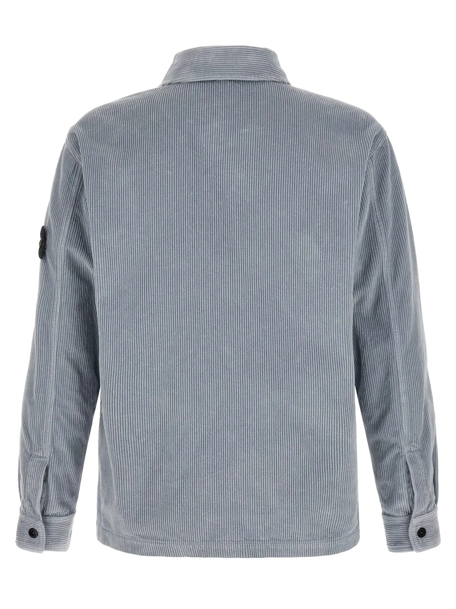 Stone Island Gray Cotton Blouse