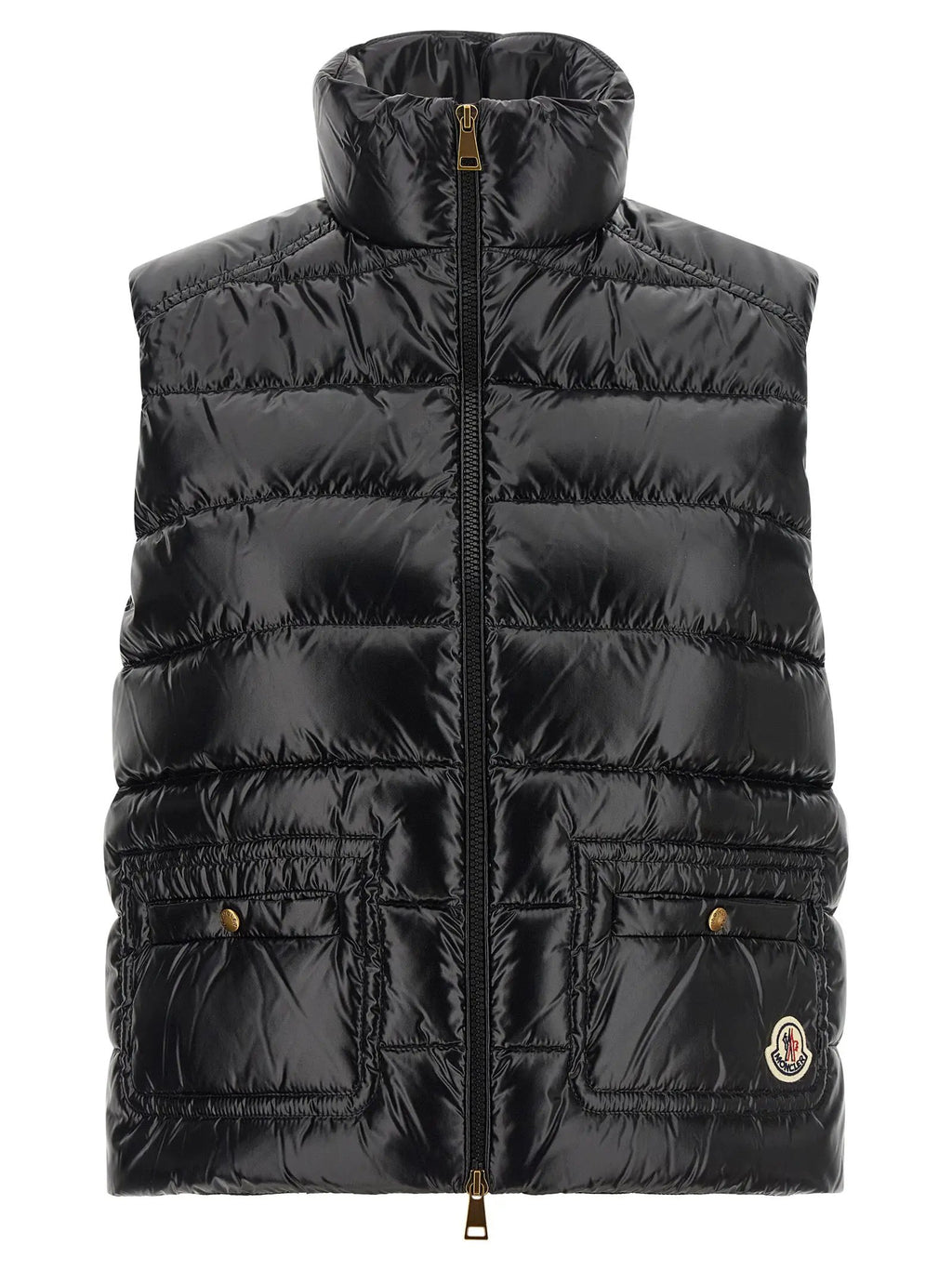 Moncler Black Polyamide Sleeveless Jacket