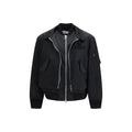 Sacai Black Cotton Bomber