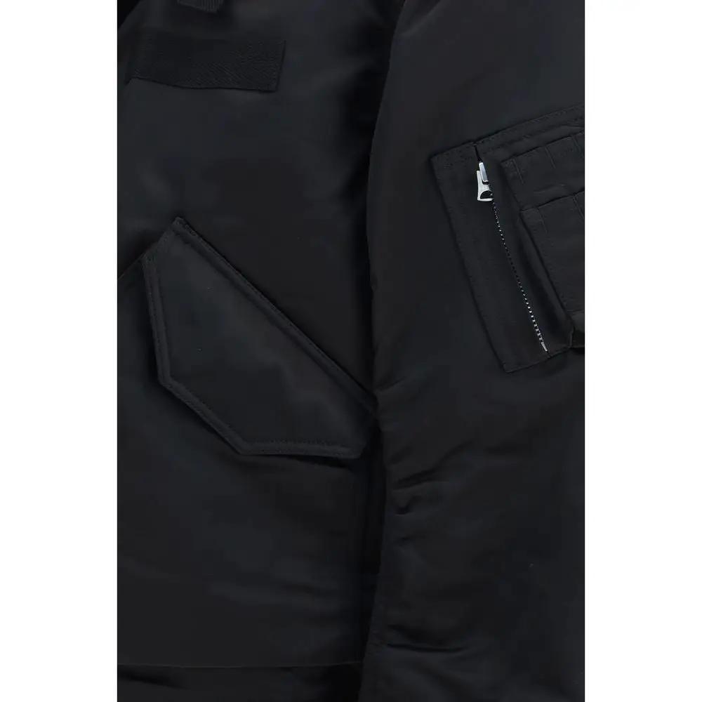 Sacai Black Cotton Bomber