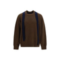 Sacai Brown Wool Oves Aries Sweatshirt