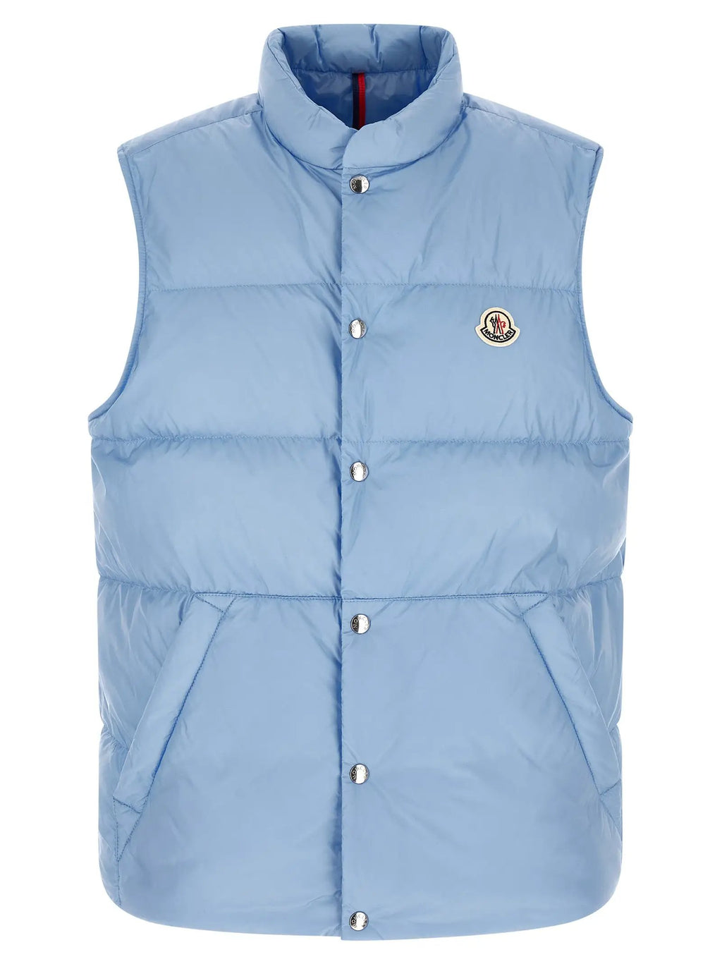 Moncler Blue Polyamide Sleeveless Jacket