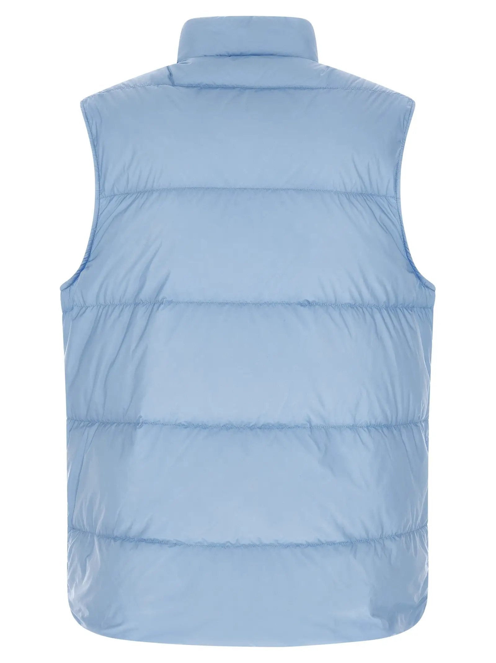 Moncler Blue Polyamide Sleeveless Jacket