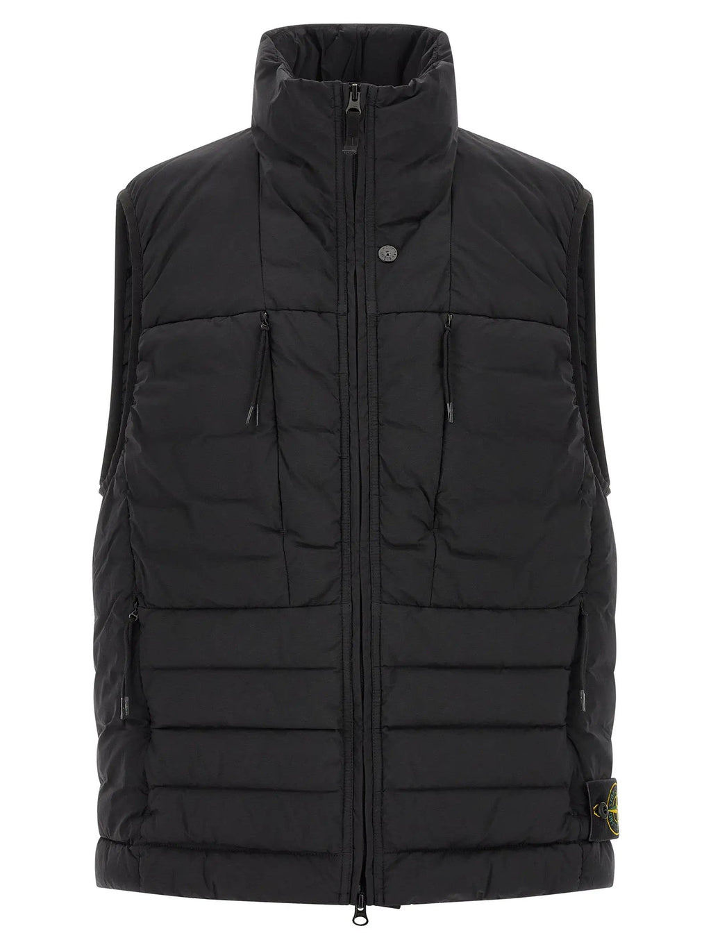 Stone Island Black Polyamide Sleeveless Jacket