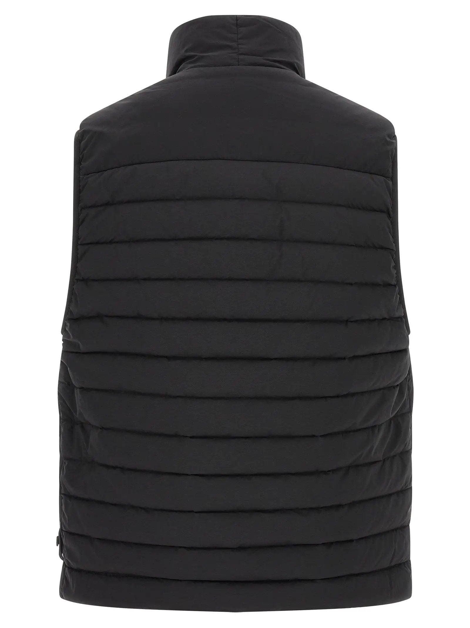 Stone Island Black Polyamide Sleeveless Jacket