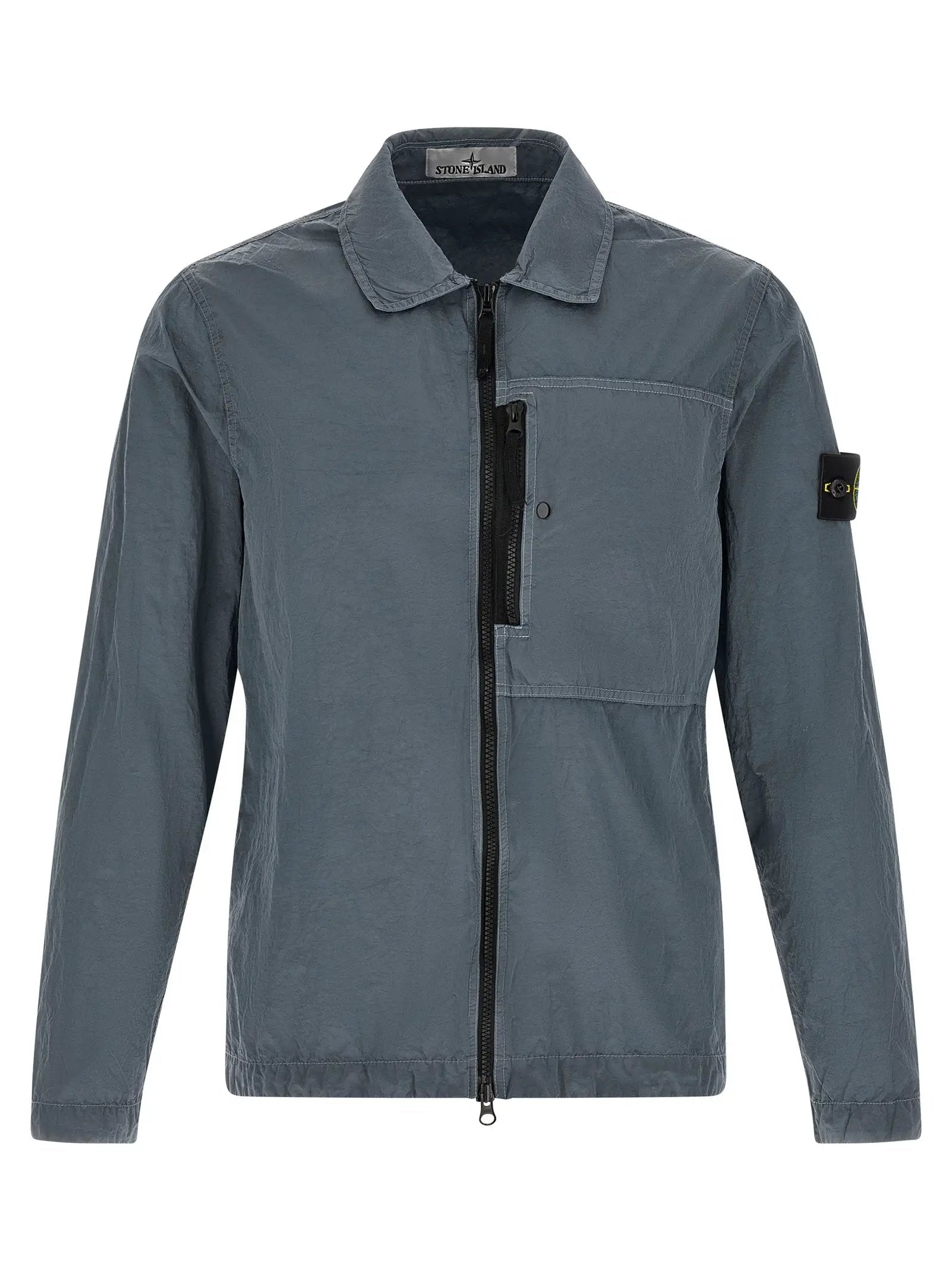 Stone Island Gray Polyamide Blouse