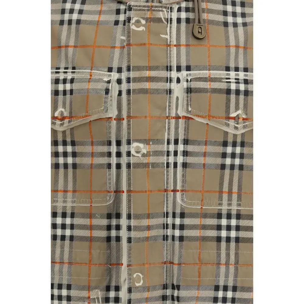 Burberry Beige Cotton Parka