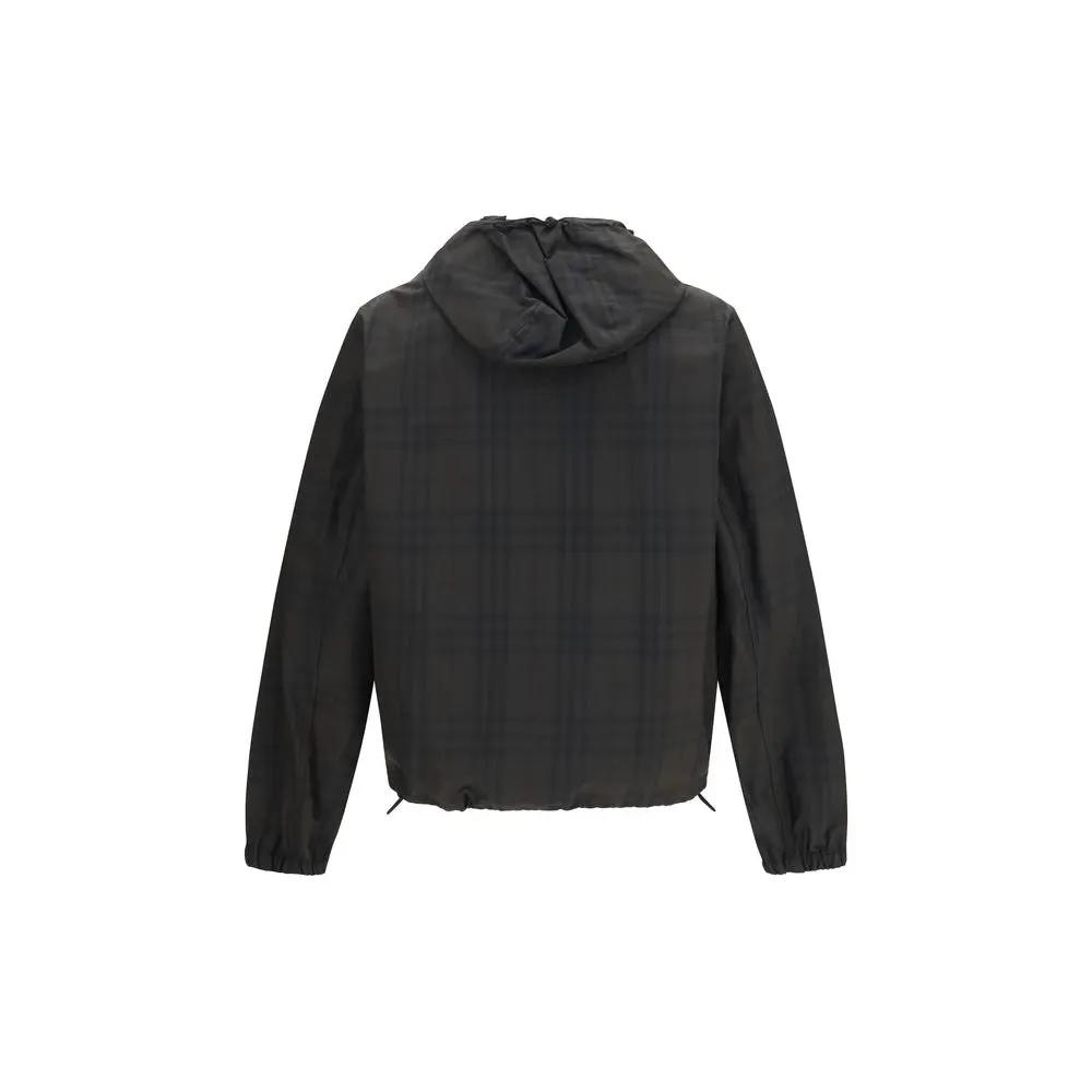 Burberry Brown Cotton Shell Jacket