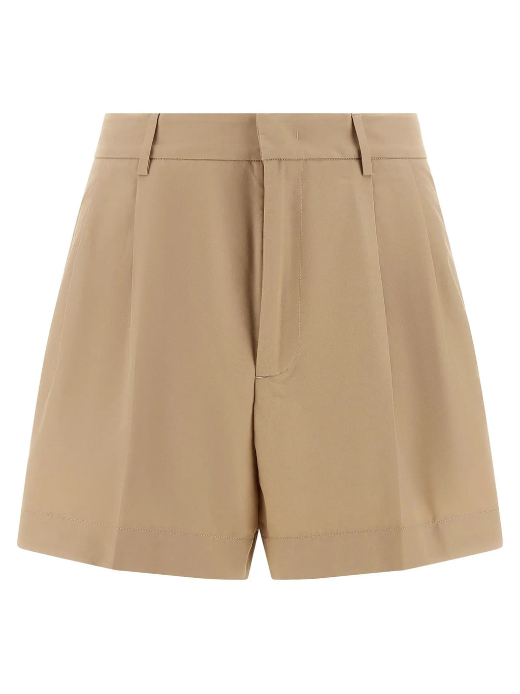 Fabiana Filippi Brown Cotton Bermuda Shorts