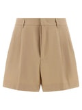 Fabiana Filippi Brown Cotton Bermuda Shorts
