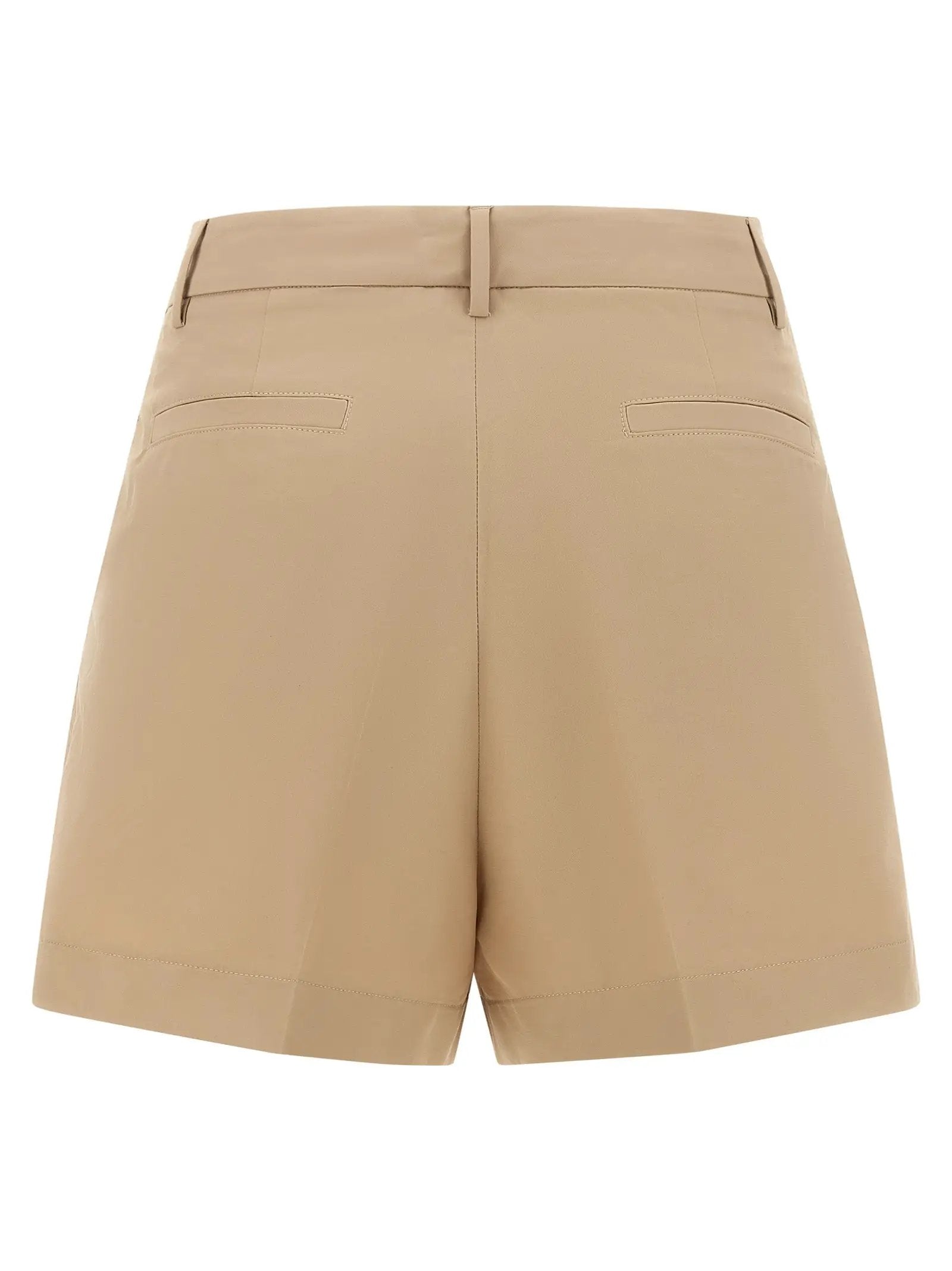 Fabiana Filippi Brown Cotton Bermuda Shorts
