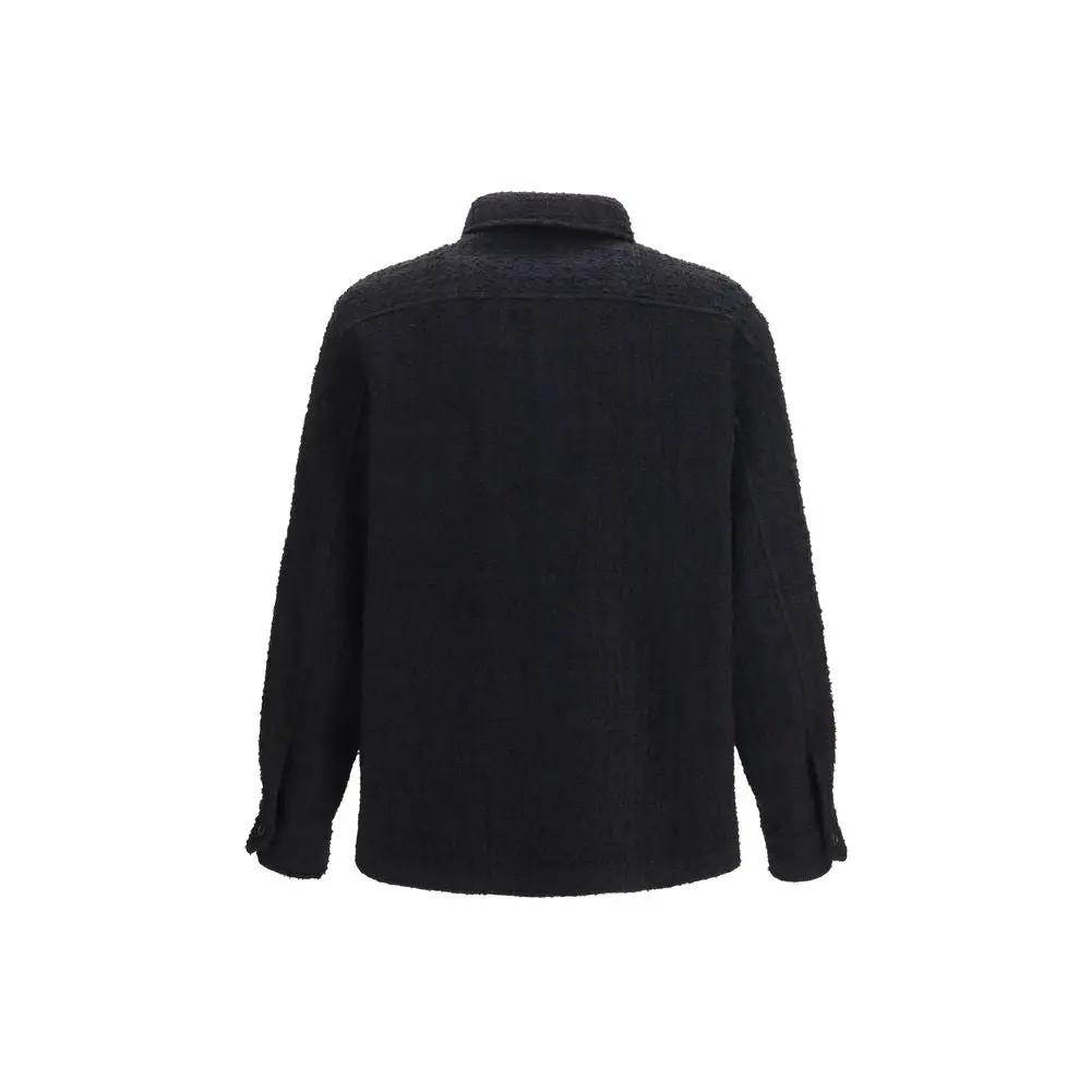 Valentino Garavani Black Cotton Full-Length Jacket