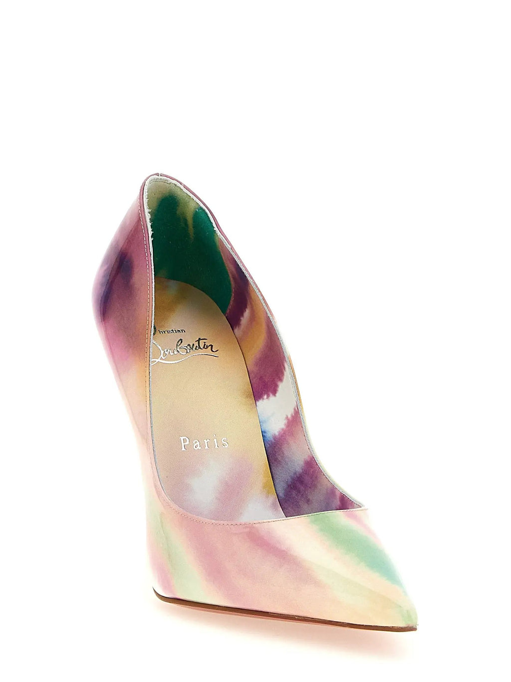 Christian Louboutin Multicolor Calfskin High Heel Pumps